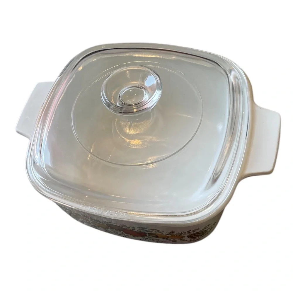 Corningware Le Persil La Sauge Spice of Life Bake‎ Dish W/ Pyrex Lid